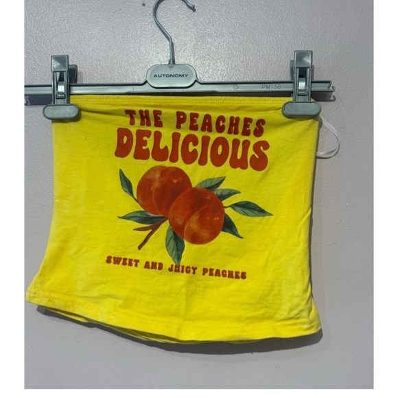 yellow fruit tube top - Picture 2 of 2